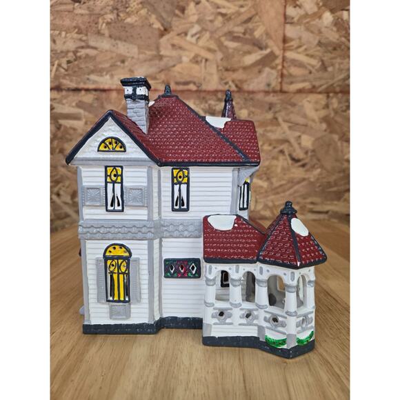 Department 56 Original Snow Village-Queen Anne Victorian #51578, Retired - Picture 4 of 6